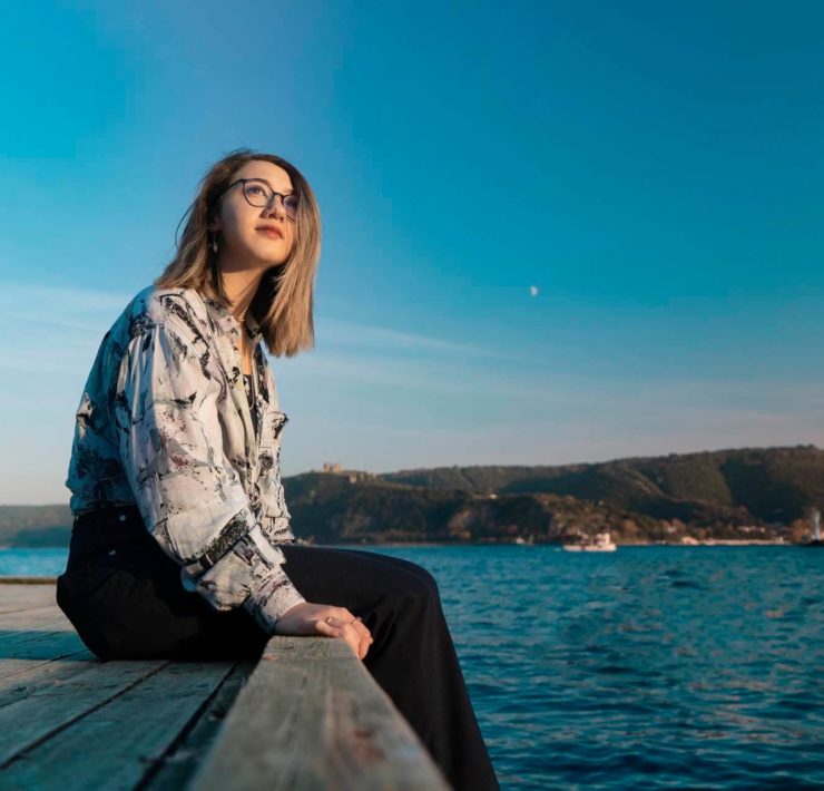 aybüke poçan - kumsalda